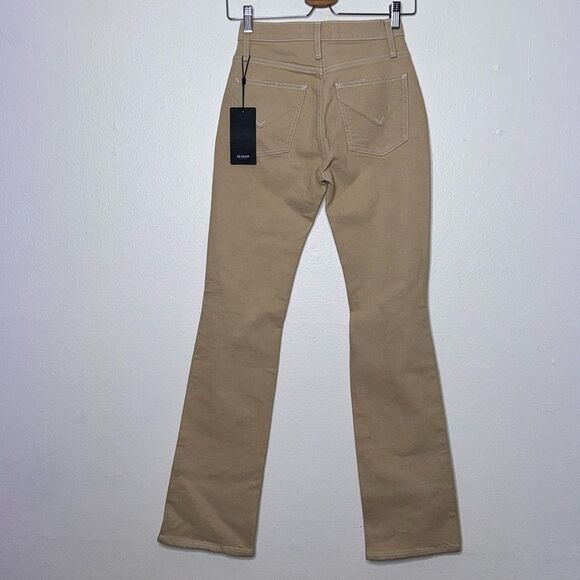 HUDSON Abbey Ripped High Waist Bootcut Jeans Color Beige Womens Size 23 - Picture 5 of 14